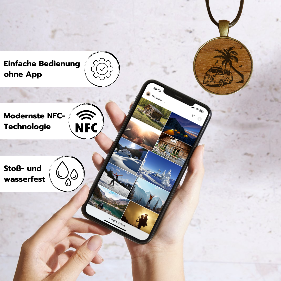 NFC-Halskette – einzigartiges, personalisiertes Geschenk mit Gravur und integriertem Fotoalbum für unvergessliche Erinnerungen.
Geschenktrend 2025