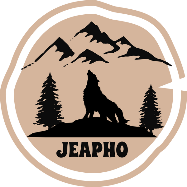 Jeapho-Logo – Symbol für handgefertigten Schmuck mit innovativer NFC-Technologie, die persönliche Erinnerungen in stilvollen Armbändern und Halsketten vereint.